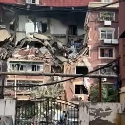 7月19日清晨，天津市北辰區歡顏里小區發生燃氣爆燃。